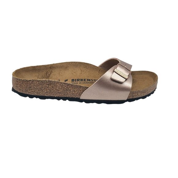 Birkenstock Madrid Big Buckle Shoes Womens Size 38 Slide Sandals Made in Germany - Picture 1 of 10